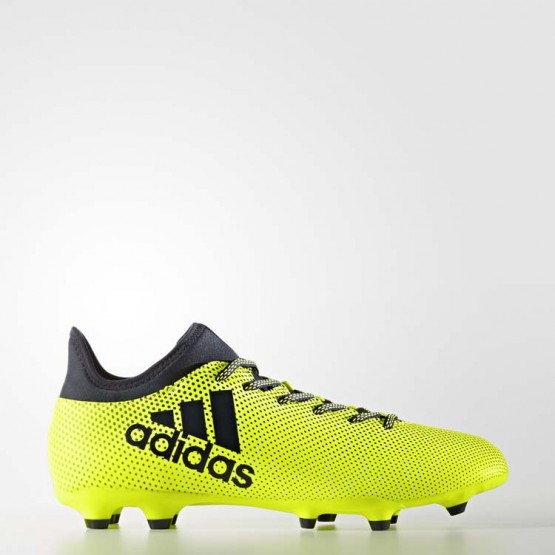 Mens Solar Yellow/Legend Ink Adidas X 17.3 Firm Ground Cleats Soccer Cleats 526SPYDQ