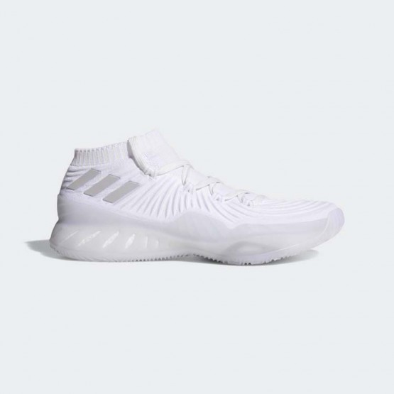 Mens Crystal White Adidas Crazy Explosive 2017 Primeknit Low Basketball Shoes 552PIKMC