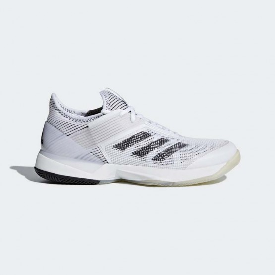 Womens White/Black Adidas Adizero Ubersonic 3.0 Tennis Shoes 646WZYQF
