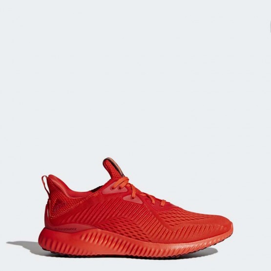 Mens Blaze Orange/Core Red/Collegiate Burgundy Adidas Alphabounce Em Running Shoes 753OLBVZ
