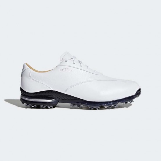 Mens White/Core Black Adidas Adipure Tp 2.0 Golf Shoes 764EUNYQ