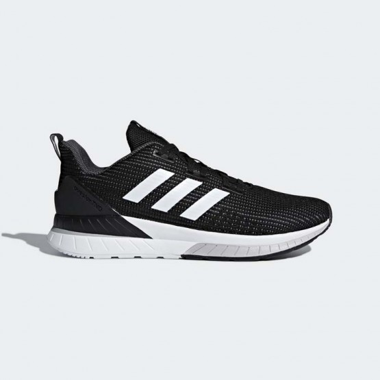 Mens Core Black/White Adidas Questar Tnd Running Shoes 842WLECI