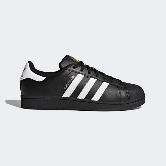Mens Core Black/White/Black Adidas Originals Superstar Shoes 884FPAJX