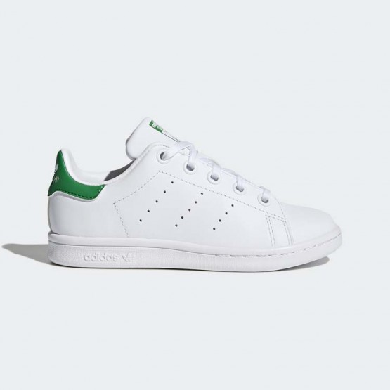 Kids White Ftw/Green Adidas Originals Stan Smith Shoes 929DAYQH
