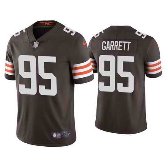 Youth Cleveland Browns #95 Myles Garrett Brown Vapor Untouchable Limited Stitched Jersey->youth nfl jersey->Youth Jersey