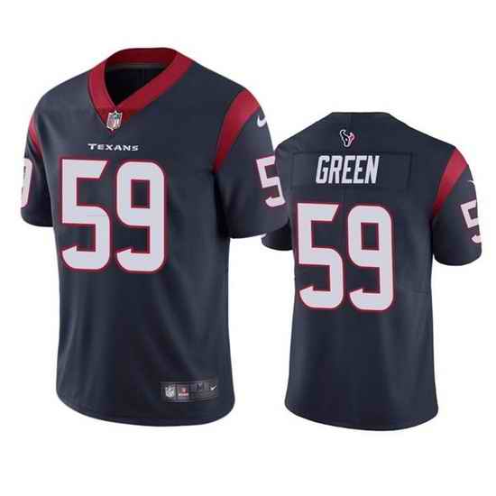 Men Houston Texans #59 Kenyon Green Navy Vapor Untouchable Limited Stitched Jersey->houston texans->NFL Jersey