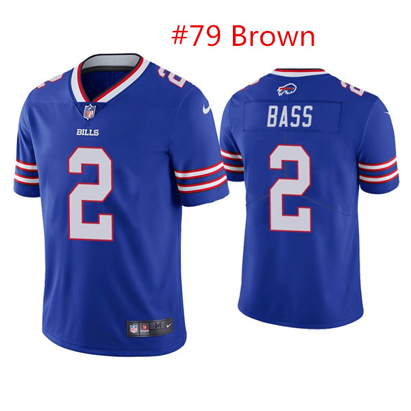 Buffalo Bills #79 Spencer Brown Limited Blue jersey->buffalo bills->NFL Jersey