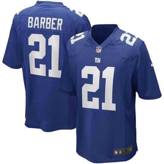 Mens tiki barber #21 new york giants nike game retired player jersey->new york giants->NFL Jersey