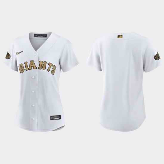 Women San Francisco Giants 2022 Mlb All Star Game Replica White Jersey->2022 all star->MLB Jersey