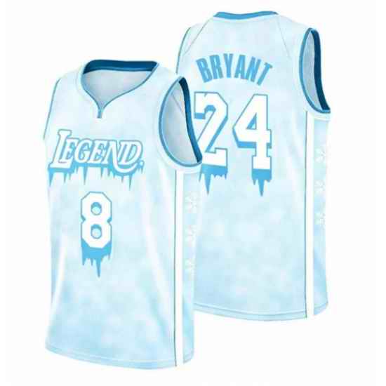 Men's Los Angeles Lakers Front #8 Back #24 Kobe Bryant Legend Icy Stitched Jersey->toronto raptors->NBA Jersey
