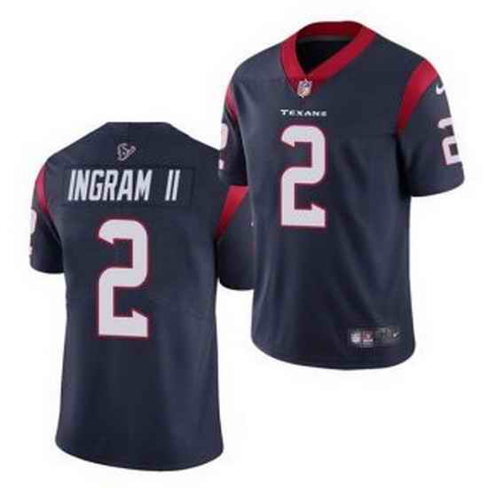 Men Houston Texans #2 Mark Ingram II Navy Vapor Untouchable Limited Stitched Jersey->houston texans->NFL Jersey