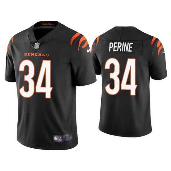 Youth Cincinnati Bengals #34 Samaje Perine Black Vapor Untouchable Limited Stitched Jersey->youth nfl jersey->Youth Jersey