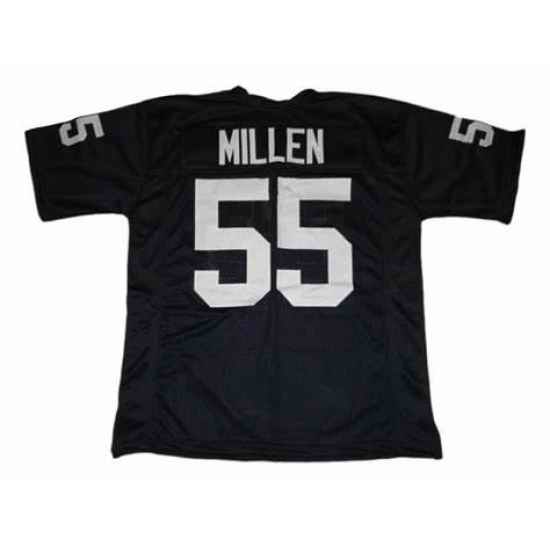 Men Nike Las Vegas Raiders #55 Matt Millen Black Vapor Limited Jersey->tennessee titans->NFL Jersey