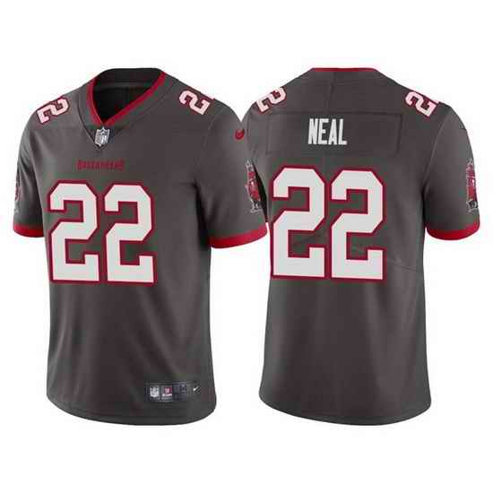 Men Tampa Bay Buccaneers #22 Keanu Neal Grey Vapor Untouchable Limited Stitched jersey->tampa bay buccaneers->NFL Jersey