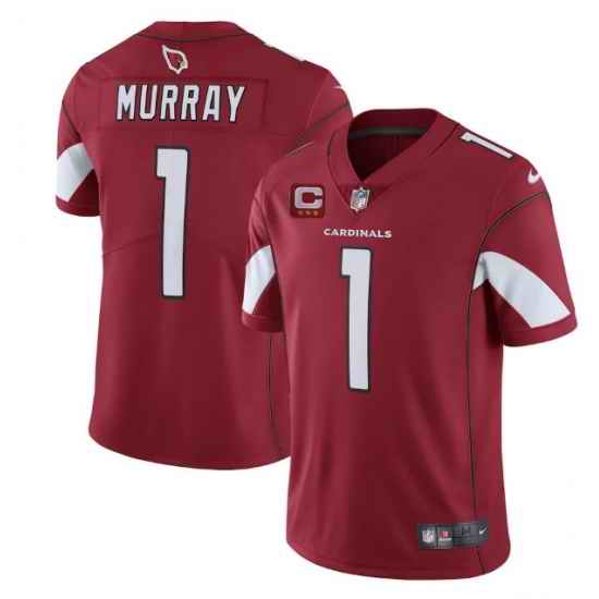 Men Arizona Cardinals #1 Kyler Murray Red 3-star C Patch apor Untouchable Limited Stitched NFL Jersey->arizona cardinals->NFL Jersey