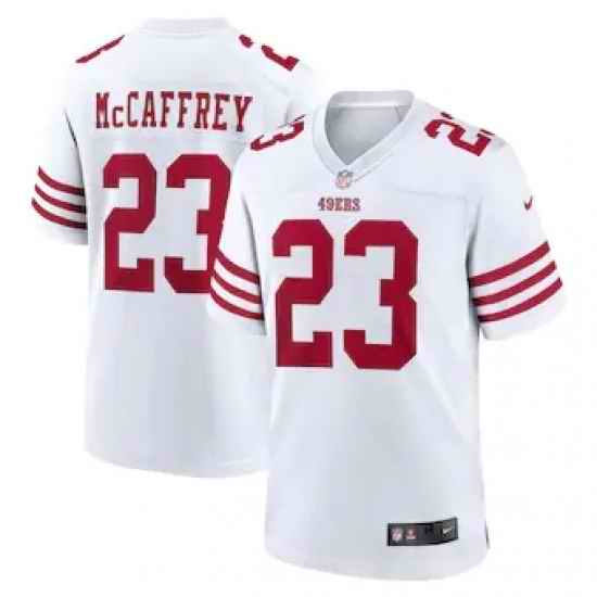 Youth San Francisco 49ers Christian McCaffrey Nike White Vapor Untouchable Stitched Jersey->youth nfl jersey->Youth Jersey