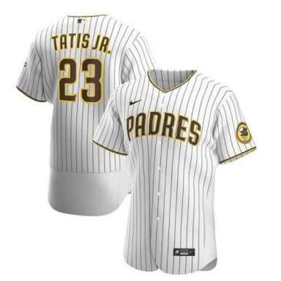 Men San Diego Padres #23 Fernando Tatis Jr White Nike Flexbase Jersey->vegas golden knights->NHL Jersey