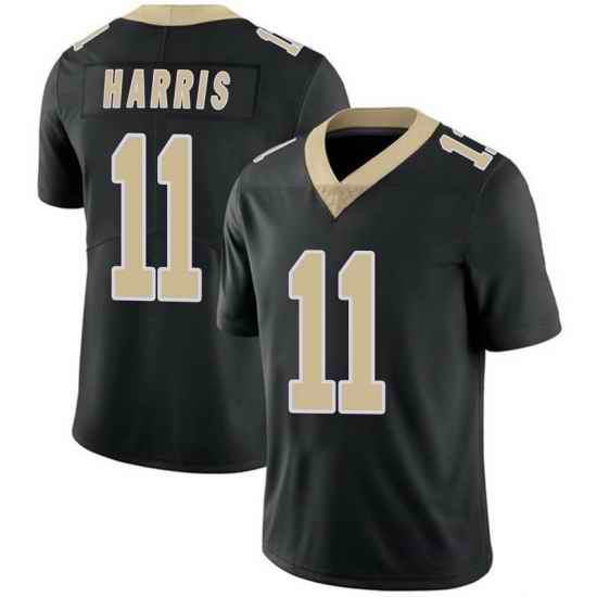 Men New Orleans Saints Deonte Harris #11 Black Vapor Limited Stitched NFL Colo->new england patriots->NFL Jersey