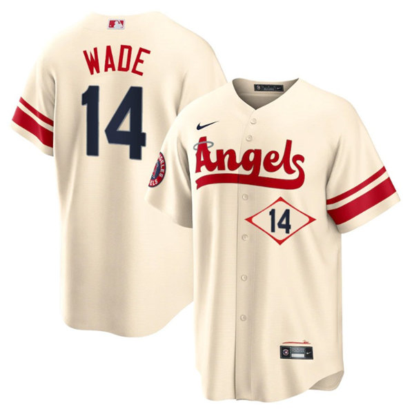 Men's Los Angeles Angels #14 Tyler Wade 2022 Cream City Connect Cool Base Stitched Jersey->los angeles angels->MLB Jersey