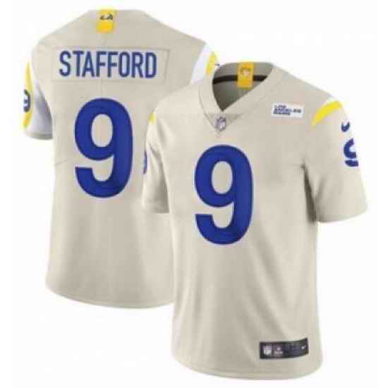 Youth Los Angeles Rams #9 Matthew Stafford Bone Stitched Football Limited Jersey->youth nfl jersey->Youth Jersey