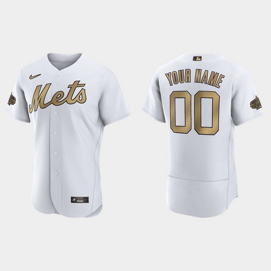 Men Women Youth Custom New York Mets 2022 Mlb All Star Game Authentic White Jersey->customized mlb jersey->Custom Jersey