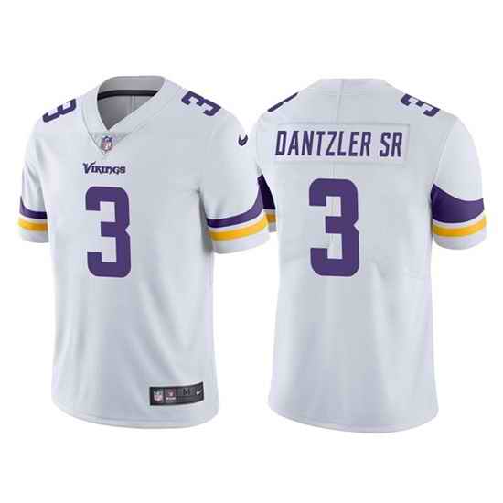 Men Minnesota Vikings #3 Cameron Dantzler White Vapor Untouchable Stitched Jersey->miami dolphins->NFL Jersey