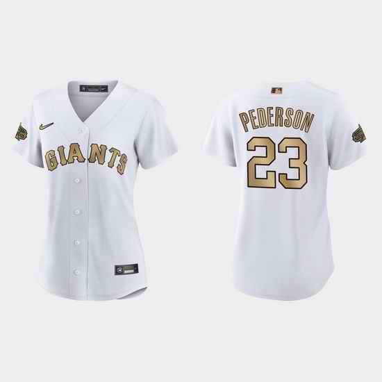 Women San Francisco Giants Joc Pederson 2022 Mlb All Star Game Replica White Jersey->2022 all star->MLB Jersey