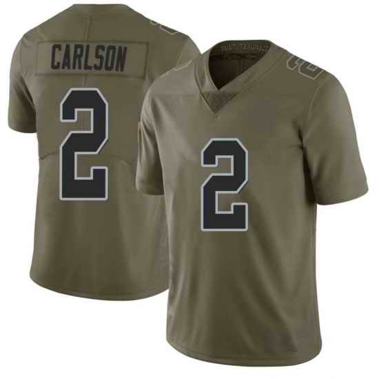 Men's Las Vegas Raiders #2 Daniel Carlson 2017 Salute To Service Limited Jersey->las vegas raiders->NFL Jersey