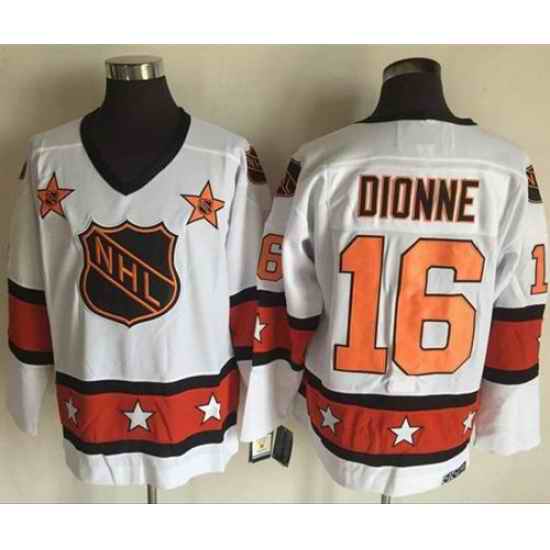 1972-81 NHL All-Star #16 Marcel Dionne White CCM Throwback Stitched Vintage Hockey Jersey->1972-81 nhl all-star->NHL Jersey