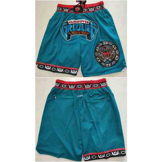 Memphis Grizzlies Basketball Shorts 009->nba shorts->NBA Jersey