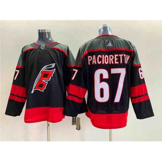Men Carolina Hurricanes #67 Max Pacioretty Black Stitched Jersey->carolina hurricanes->NHL Jersey