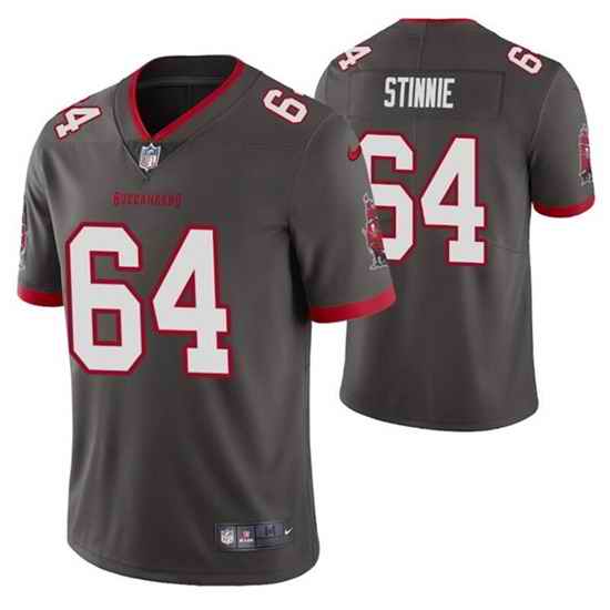 Men Tampa Bay Buccaneers #64 Aaron Stinnie Grey Vapor Untouchable Limited Stitched Jersey->seattle seahawks->NFL Jersey