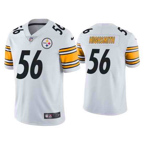 Men's Pittsburgh Steelers #56 Alex Highsmith White Vapor Untouchable Limited Stitched Jersey->new york jets->NFL Jersey
