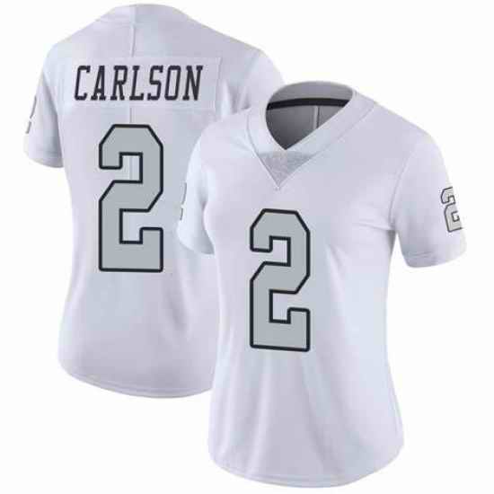 Women Las Vegas Raiders #2 Daniel Carlson Colour Rush Limited Jersey->women nfl jersey->Women Jersey