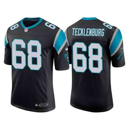 Men Carolina Panthers #68 Sam Tecklenburg 2022 Black Stitched Game Jersey->carolina panthers->NFL Jersey