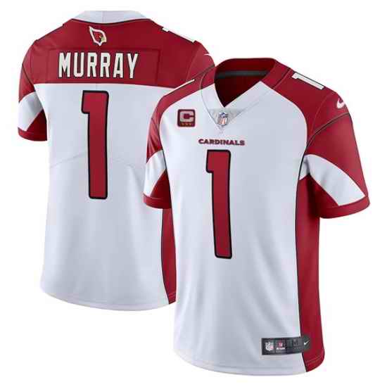 Men Arizona Cardinals 2022 #1 Kyler Murray White With 3-star C Patch Vapor Untouchable Limited Stitched NFL Jersey->arizona cardinals->NFL Jersey