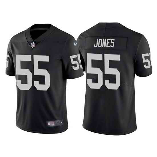 Youth Las Vegas Raiders #55 Chandler Jones Black Vapor Untouchable Limited Stitched NFL Jersey->youth nfl jersey->Youth Jersey