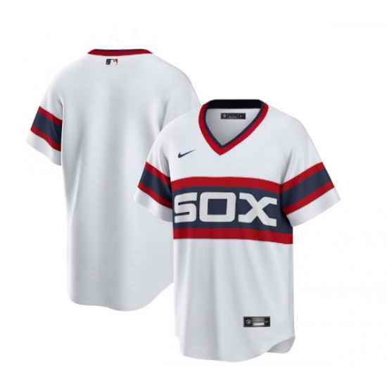 Men Chicago White Sox Blank White Cool Base Stitched Jersey->boston red sox->MLB Jersey