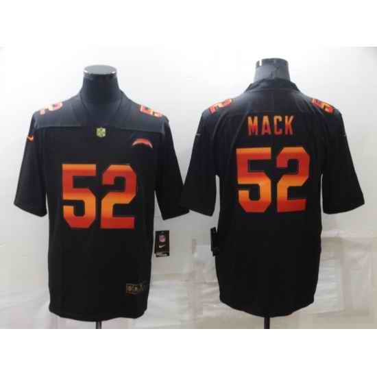 Men's Los Angeles Chargers #52 Khalil Mack Black Fashion Limited Stitched Jersey->los angeles chargers->NFL Jersey