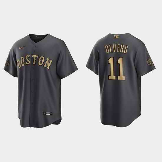 Men Rafael Devers Boston Red Sox 2022 Mlb All Star Game Charcoal  Jersey->2022 all star->MLB Jersey