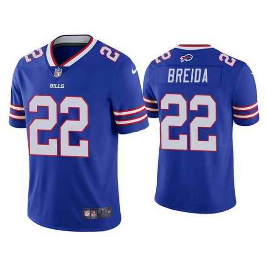 Men Buffalo Bills #22 Matt Breida Blue Vapor Untouchable Limited Stitched Jersey->buffalo bills->NFL Jersey