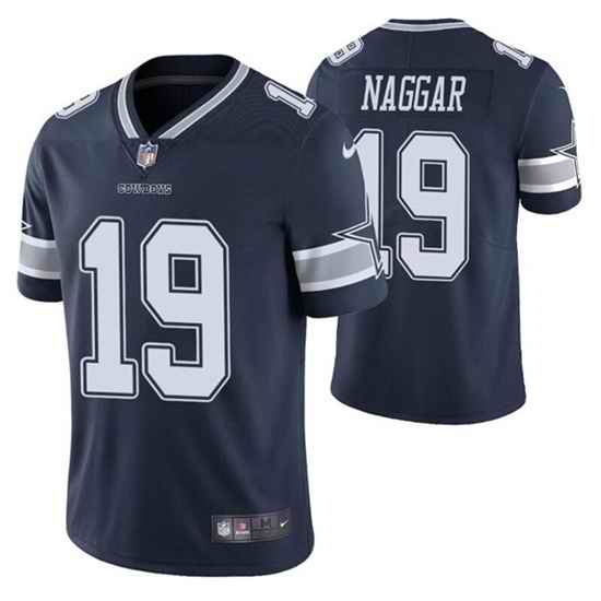 Men Dallas Cowboys #19 Chris Naggar Navy Vapor Limited Stitched Jersey->cincinnati bengals->NFL Jersey