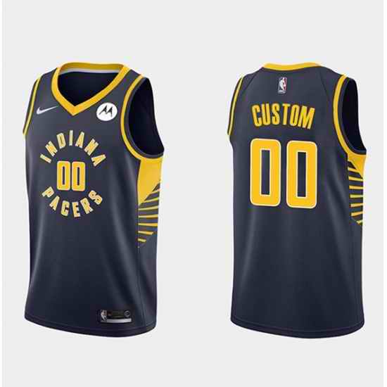 Men Women Youth Toddler Indiana Pacers Active Player Custom Navy Stitched Basketball Jersey->customized nba jersey->Custom Jersey