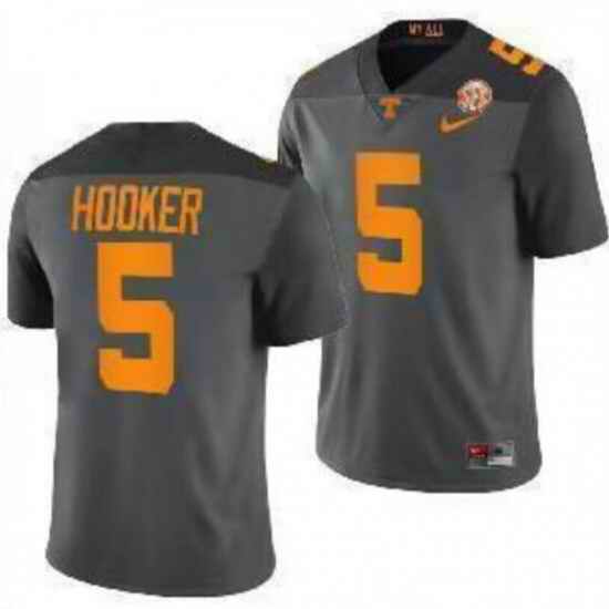 Men Nike Tennessee Hendon Hooker #5 Volunteers Legend College Jersey Gray->tennessee volunteers->NCAA Jersey