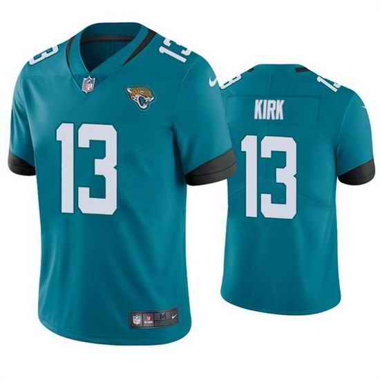Men Jacksonville Jaguars #13 Christian Kirk Teal Vapor Untouchable Limited Stitched jersey->jacksonville jaguars->NFL Jersey