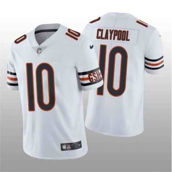 Men Chicago Bears #10 Chase Claypool White Vapor Untouchable Limited Stitched Football Jersey->cincinnati bengals->NFL Jersey