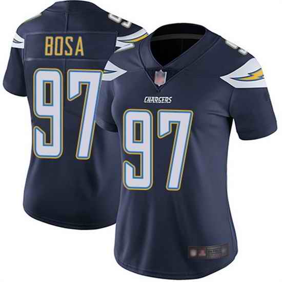 Women Los Angeles Chargers #97 Joey Bosa Navy Vapor Untouchable Limited Stitched NFL Jersey->women nfl jersey->Women Jersey