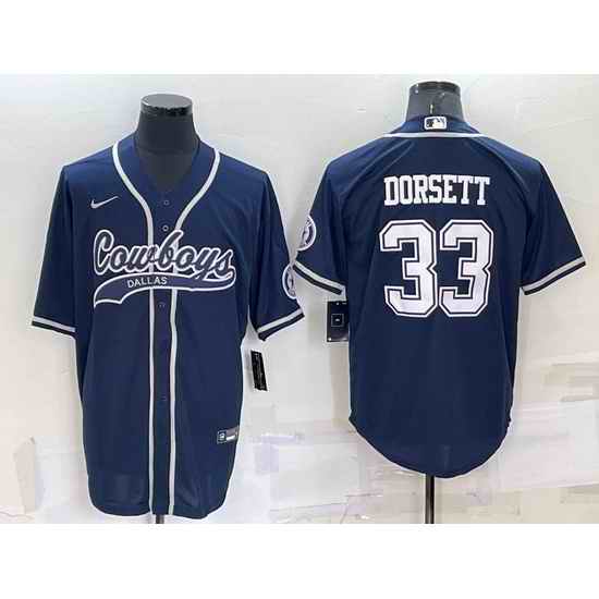 Men Dallas Cowboys #33 Tony Dorsett Navy Cool Base Stitched Baseball Jersey->cincinnati bengals->NFL Jersey
