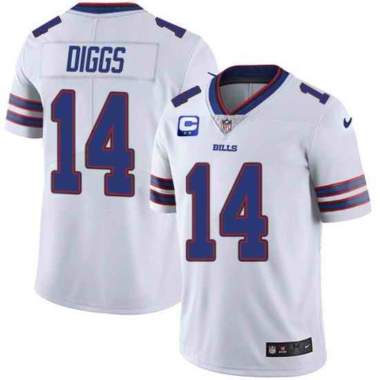 Men Buffalo Bills 2022 #14 Stefon Diggs White With 2-star C Patch Vapor Untouchable Limited Stitched NFL Jersey->arizona cardinals->NFL Jersey