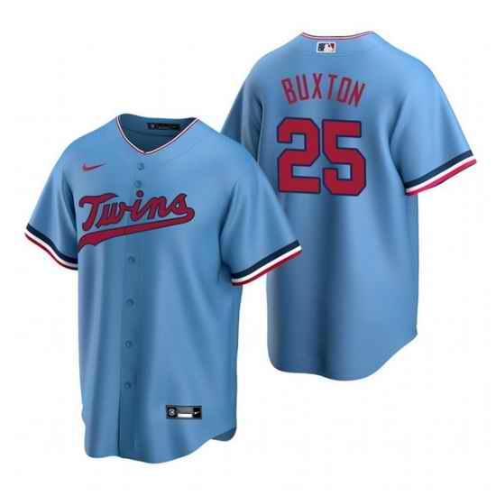 Men Minnesota Twins #25 Byron Buxton Blue Cool Base Stitched Jerseys->minnesota twins->MLB Jersey